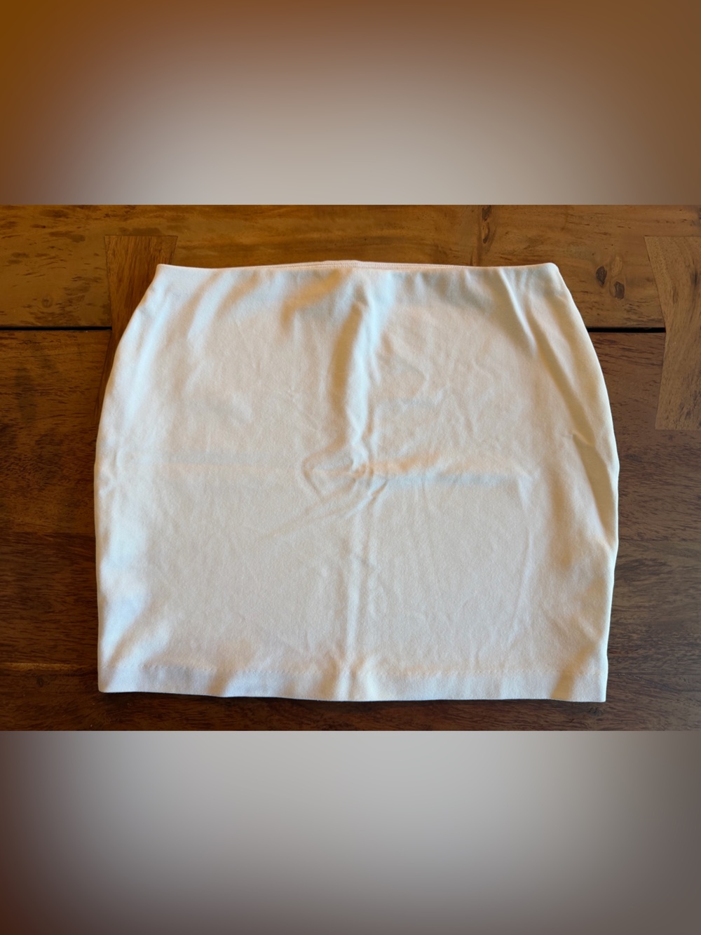 Express White Stretch Mini Skirt